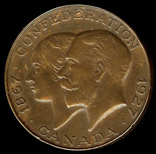 World Coins 1927 Canada Canadian Confederation Medal world-coins-1927-canada-canadian-confederation-medal