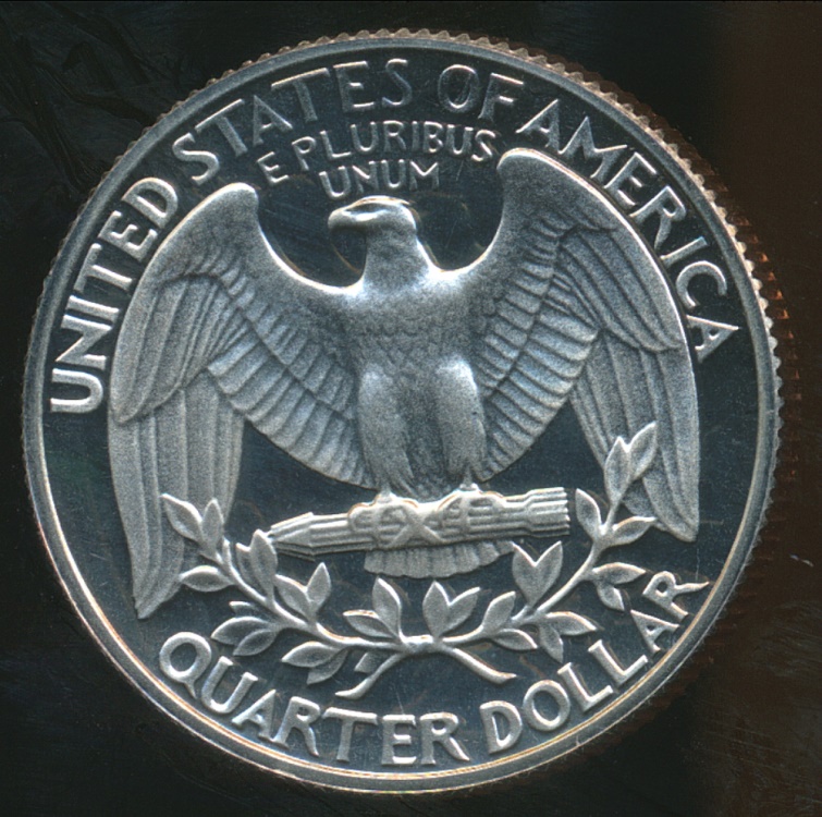 united states of america quarter dollar 1980