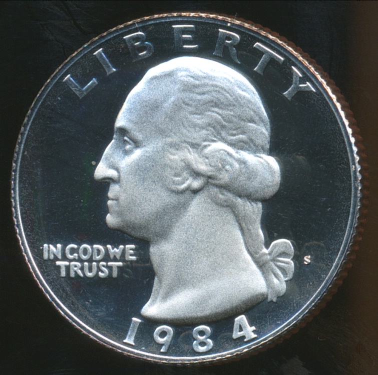 United States, 1984S Quarter Dollar, Washington Proof