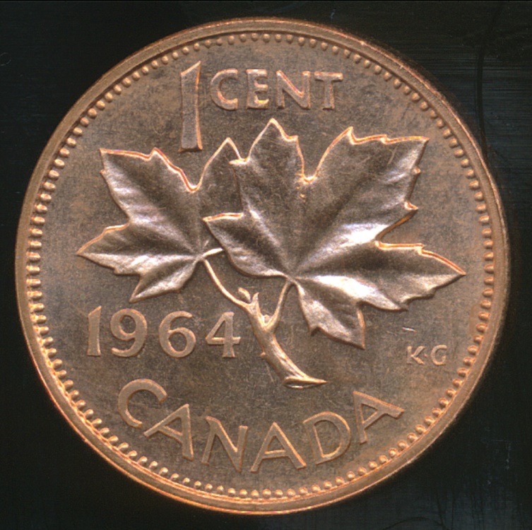1964 canadian penny 1964 canadian penny